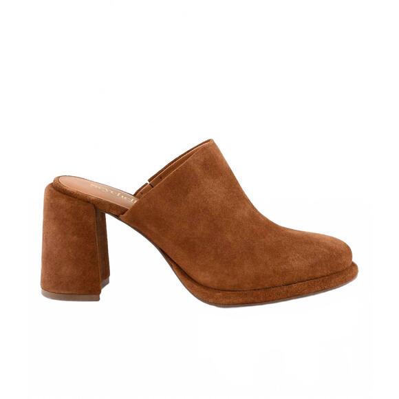 SEYCHELLES Shoes - NEW SEYCHELLES women's honor suede high heel clogs in brown